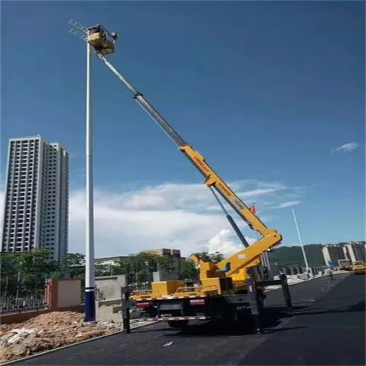 宝丰维修路灯的曲臂升降车出租